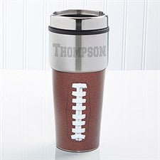 Personalized Football Travel Mug - 11914
