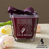 Personlized Elvis Burning Love Candles - 11943