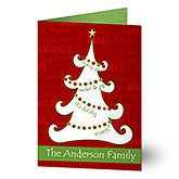 Personalized Christmas Cards - Christmas Tree - 11968