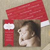 Personalized Baby's First Christmas Birth Announcements - 11973