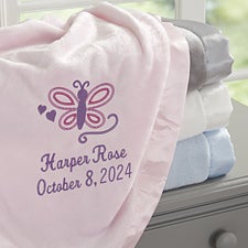Personalized Baby Blankets for Girls - Baby Love - 12027