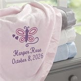Personalized Baby Blankets for Girls - Baby Love - 12027