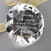 Personalized Diamond Paperweight Gifts for Her - 1208