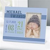 Personalized Baby Picture Frame for Boys - Baby's Birth - 12112