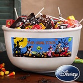 Personalized Disney Halloween Candy Bowl - Mickey Mouse, Donald Duck, Goofy - 12119