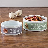 Personalized Dog Bowls - Dog Breeds - 12132