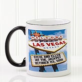 Personalized Coffee Mugs - Welcome To Las Vegas - 12215