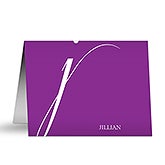 Personalized Note Cards - Stylish Monogram - 12221