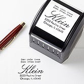Personalized Self Inking Address Stamp - All About Family - 12228