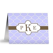Personalized Note Cards - Trendy Signature - 12229