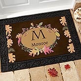 Personalized Autumn Leaves Doormats - 12261