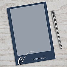 Personalized Stationery Notepad - Stylish Monogram - 12264