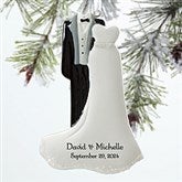 Personalized Wedding Christmas Ornaments - Mr & Mrs - 12284