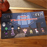 Personalized Halloween Family Haunted House Doormat - 12296