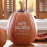 Personalized Halloween Decorations - Happy Halloween Pumpkin - 12300