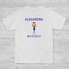 Personalized Girl Cartoon Character Clothes - Im The Sister - 12315
