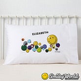 Personalized Smiley Face Pillowcases - 12339