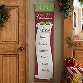Personalized Christmas Banners - Family Christmas List - 12378
