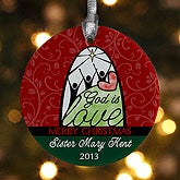 Personalized Christmas Ornaments - God Is Love - 12389