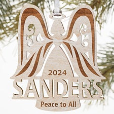 Personalized Christmas Ornaments - Family Angel - 12397