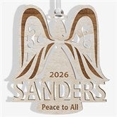 Personalized Christmas Ornaments - Family Angel - 12397