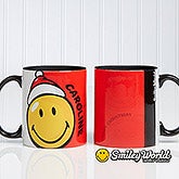 Personalized Kids Christmas Mugs - Smiley Face - 12406