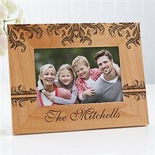 Personalized Family Picture Frames - Damask - 12415