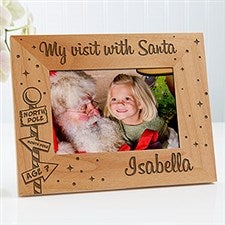 Personalized Christmas Picture Frames - Santa & Me - 12419