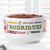 Personalized Chili Bowls - Chili Today - 12439