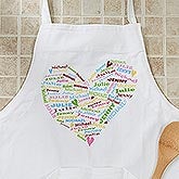 Personalized Aprons - Her Heart Of Love - 12474