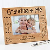 Personalized Grandparents Wood Picture Frame - 1248