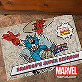 Personalized Marvel Comic Book Hero Doormats - Spiderman, Wolverine, Iron Man, Hulk - 12487