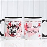 Personalized Mickey Mouse & Minnie Mouse Coffee Mugs - You're Sweet - 12501