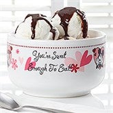 Personalized Mickey Mouse  Minnie Mouse Bowls - Youre Sweet - 12505