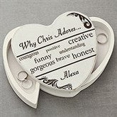 Personalized Jewelry Boxes - Why I Love You Heart - 12532