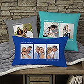 Personalized Photo Throw Pillows - 12552