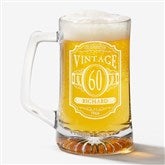 Personalized Birthday Beer Mugs - Vintage Classic - 12575