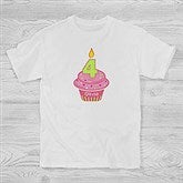 Personalized Birthday Shirts for Kids - My Little Cupcake - 12582