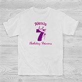 Personalized Princess Birthday Apparel for Girls - 12583