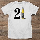 Personalized 21st Birthday Apparel - 21st Birthday Beer - 12586