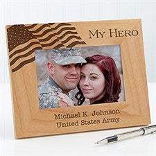 Military Hero Personalized Picture Frame - 12608