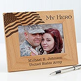 Military Hero Personalized Picture Frame - 12608