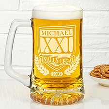 Personalized Birthday Beer Mugs - Brewmasters - 12622