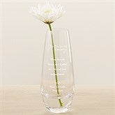 Personalized Memorial Bud Vase - 12646