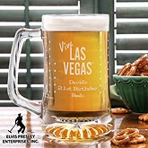 Personalized Elvis Beer Mug - Viva Las Vegas - 12692