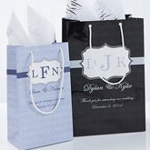 Personalized Wedding Favor Gift Bags - Wedding Monogram - 12716