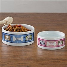 Photo Personalized Dog Bowls - Throw Me A Bone - 12717