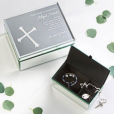 thumbnail image 2 of Personalised Silver Plated Trinket Box For Girl's First Holy Communion – Perfect Gift For Daughter, Granddaughter, Goddaughter 2 of 5