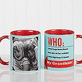 Personalized Photo Coffee Mugs - Who Loves You - 12755