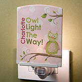 Personalized Kids Night Light - Owl - 12775